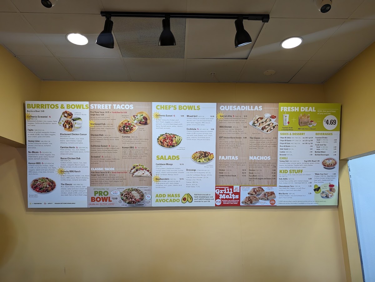 California Tortilla Menu-1